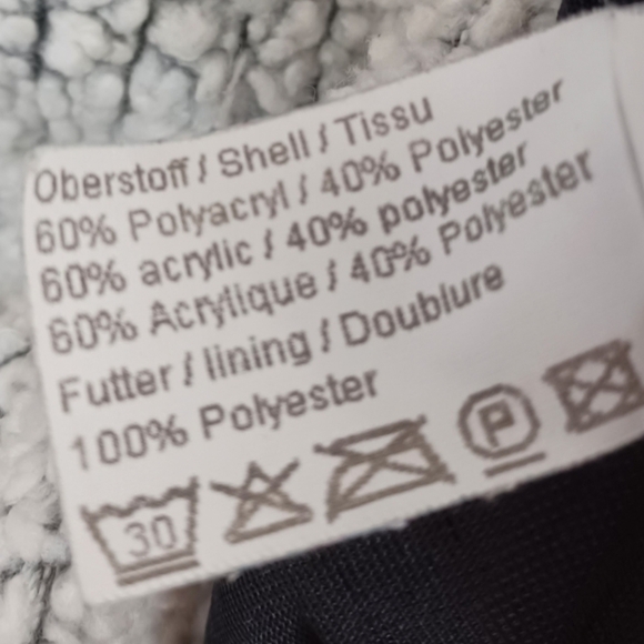 CANYON Women's Sports Athleisure Neutral Sherpa Fleece Pullover Sweater Top Coat - Picture 5 of 11